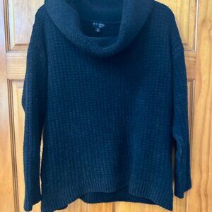 BAREFOOT DREAMS CozyChic Cowl Neck Pullover - Black 1X - Sold out